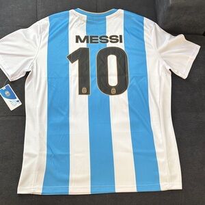 FA Sky Blue and White Soccer Jersey